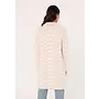 Fuzzy Chevron Jacquard Button Front Coatigan