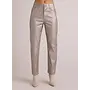 Lennon Straight Leg Jean Silver Metallic
