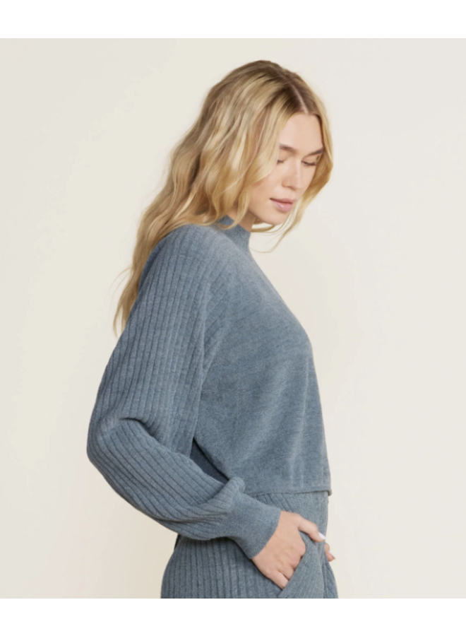 CozyChic Ultra Lite® Cropped Mock Neck