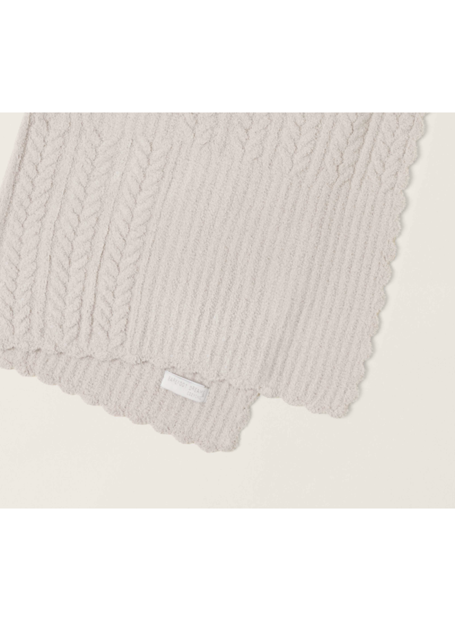 CozyChic Heirloom Receiving Blanket - Stone