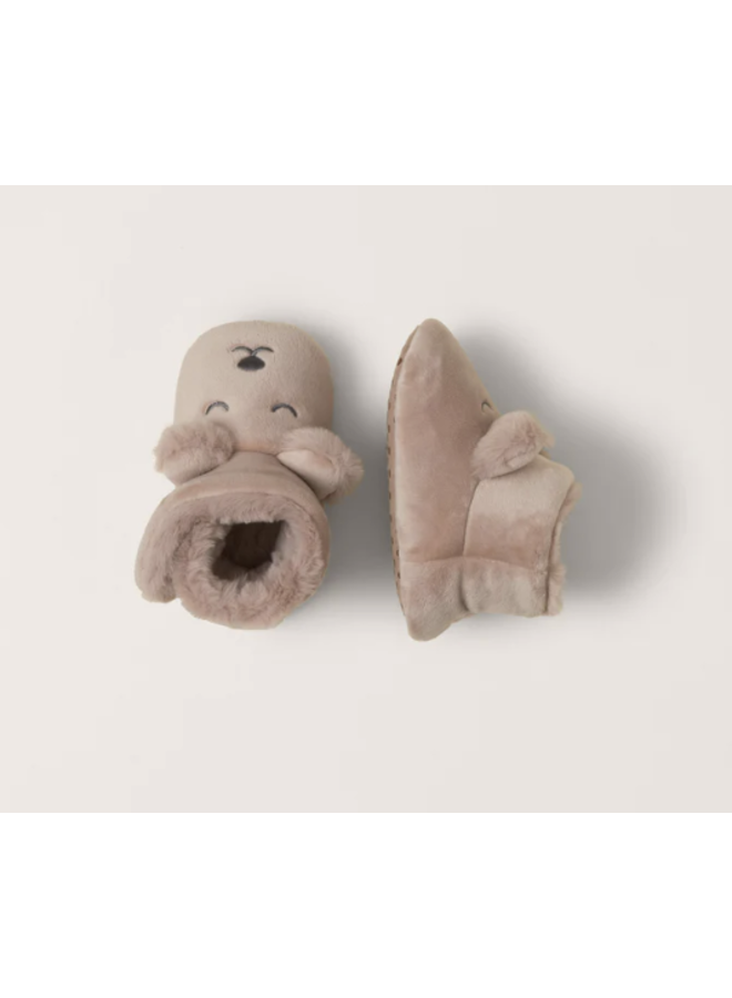 Youth Faux Fur Bear Bootie