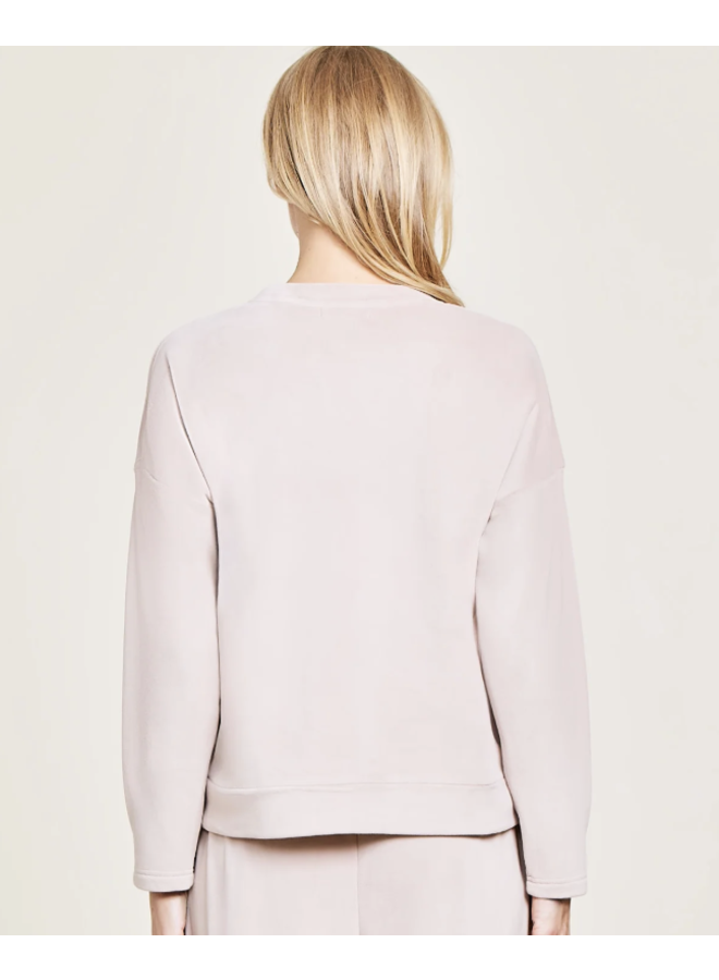 LuxeChic Tucked Sweatshirt