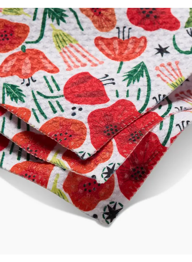 Poppy Power Dishcloth Set