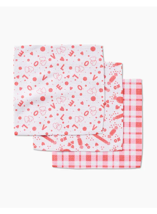 Sweet Love Dishcloth Set