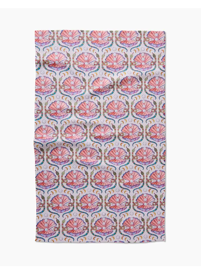 Pearls Of The Moon Tea Towel