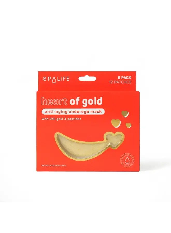 Valentines' Day Heart of Gold Anti-Aging Undereye Masks
