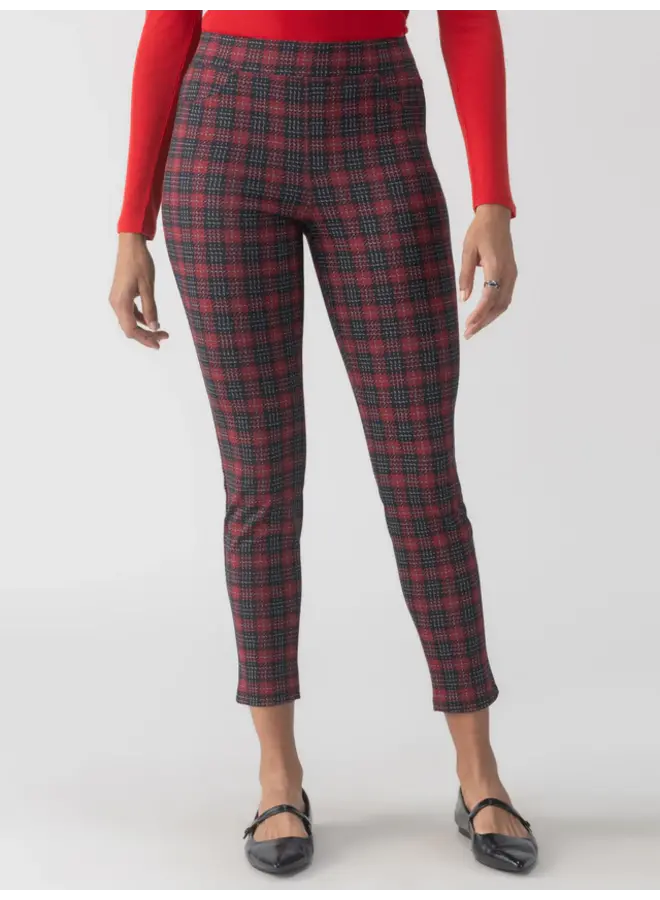 Runway Legging Mars Red Check