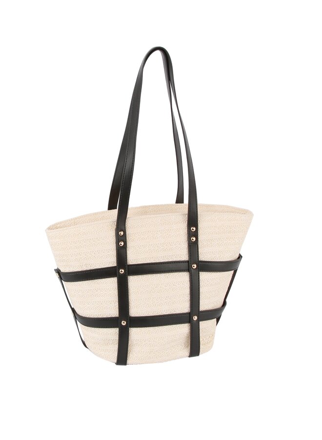 Woven Straw Beach Tote