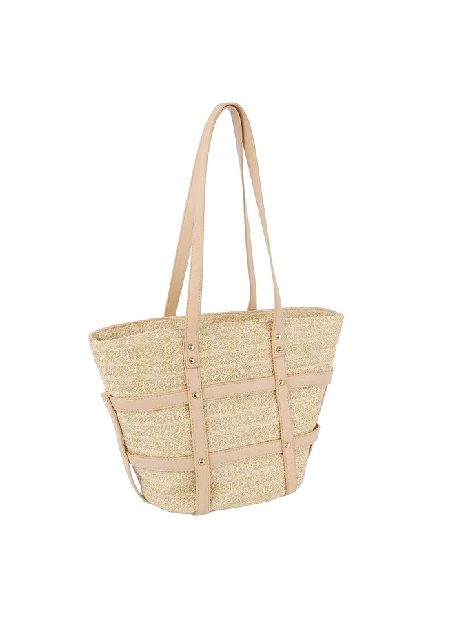 Woven Straw Beach Tote
