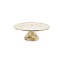 Mocha Check Large Pedestal Platter