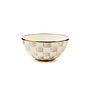 Mocha Check Small Everyday Bowl
