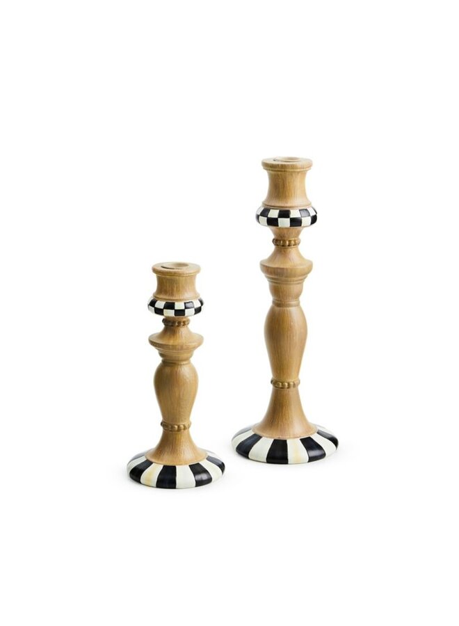Courtly Candlesticks, Set of 2