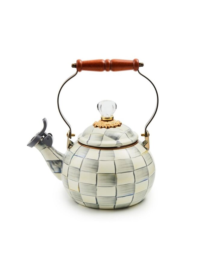 Sterling Check Whistling Tea Kettle