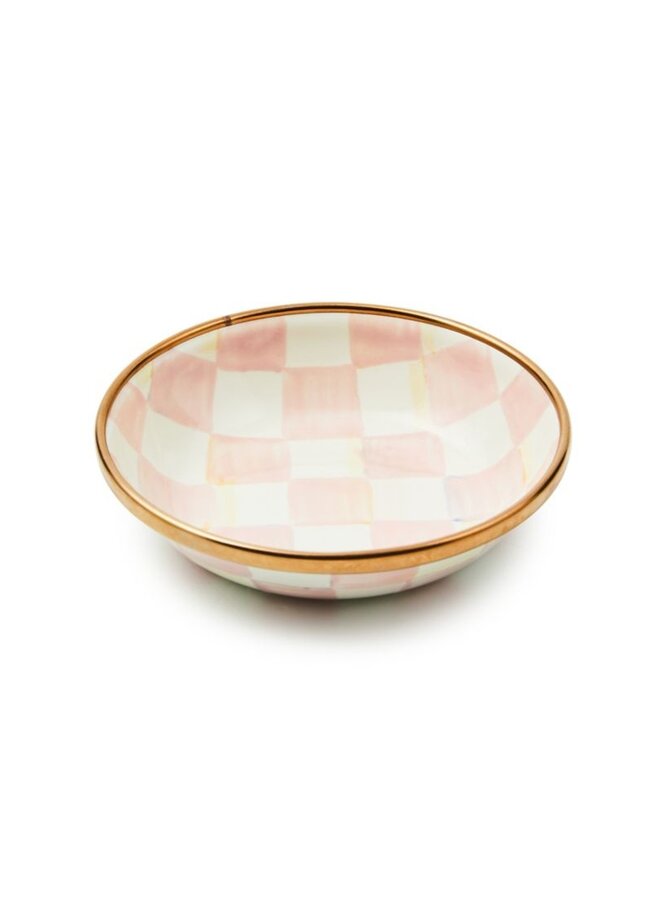 Rosy Check Dipping Bowl