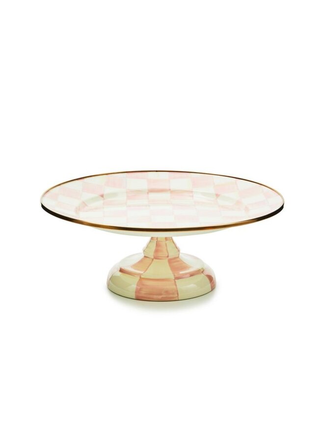 Rosy Check Small Pedestal Platter
