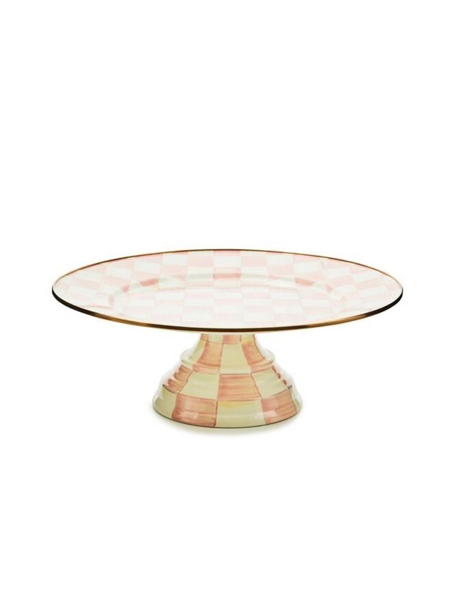 Rosy Check Large Pedestal Platter