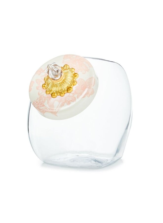 Sweets Jar with Rosy Check English Garden