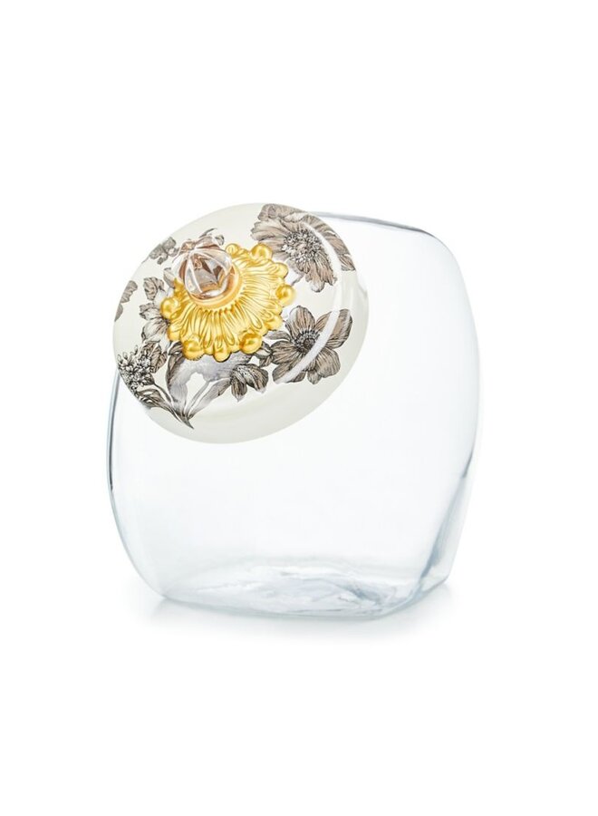 Sweets Jar with Sterling English Garden
