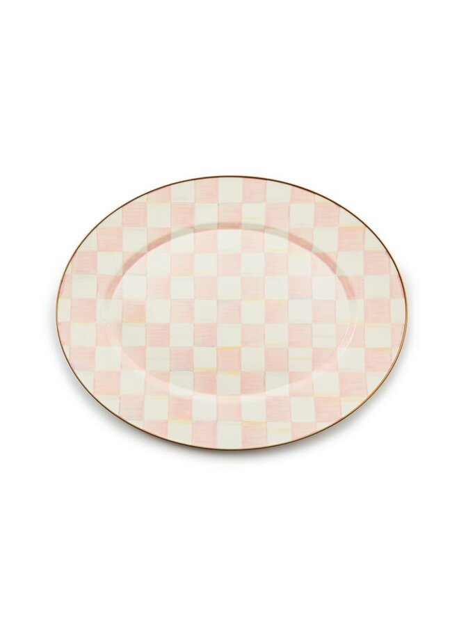 Rosy Check Large Oval Platter