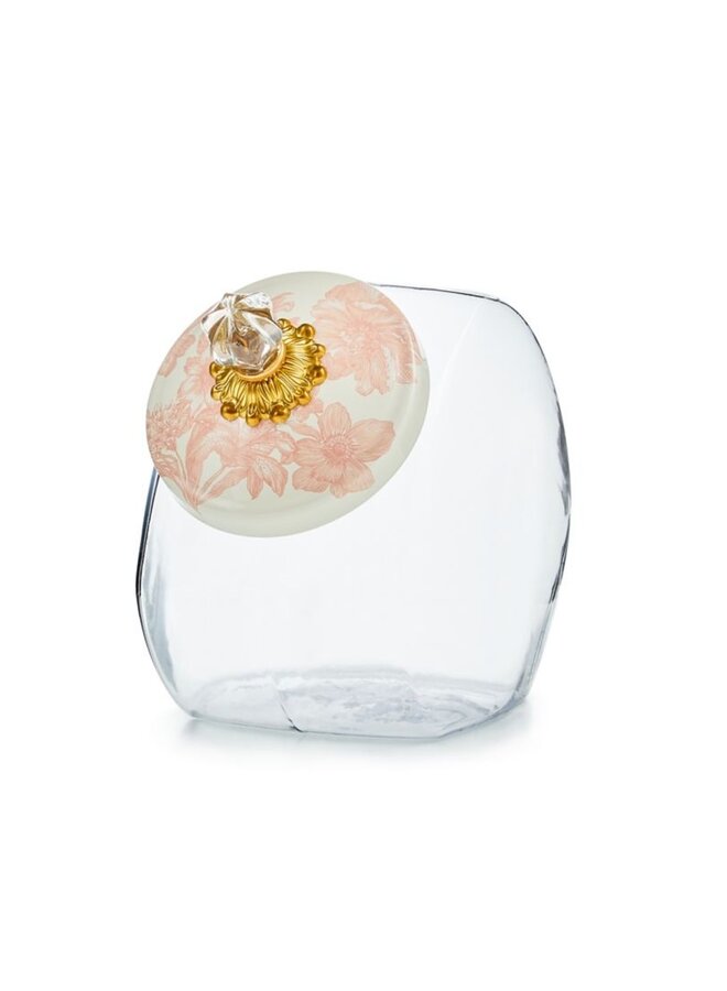 Cookie Jar with Rosy English Lid
