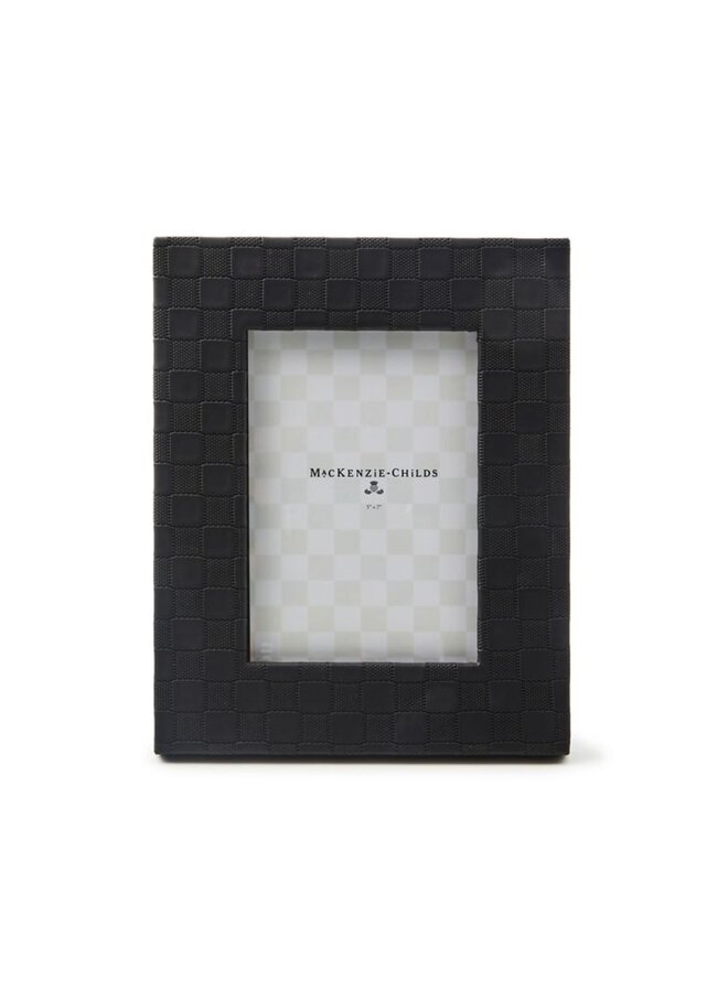 Black Faux Leather 5" x 7" Frame