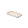 Rosy Check Capiz Vanity Tray