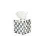 Sterling Check Capiz Boutique Tissue Box Cover