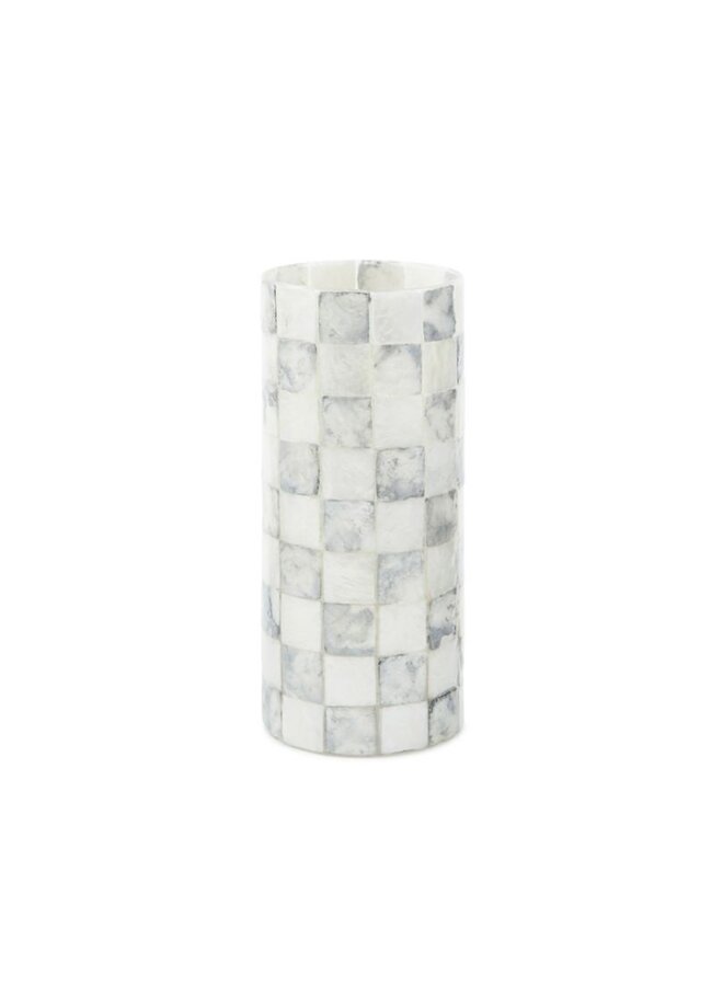 Sterling Check Capize Small Vase