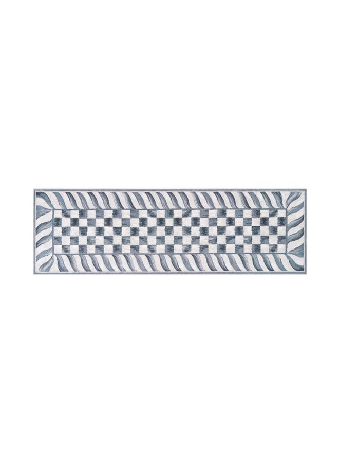 Sterling Check 2'6 x 8' Washable Rug