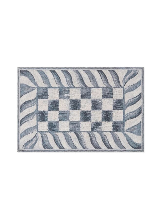 Sterling Check 2' x 3' Washable Rug
