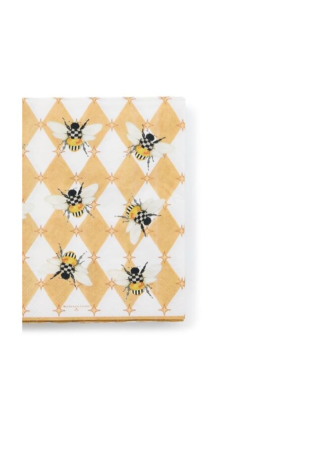 Queen Bee Dinner Paper Napkins