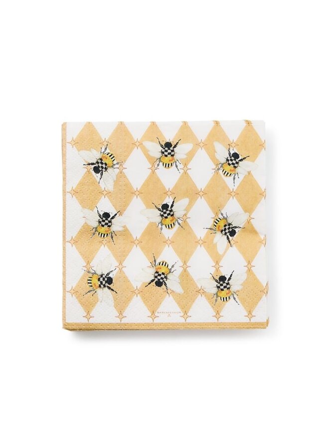 Queen Bee Cocktail Paper Napkins