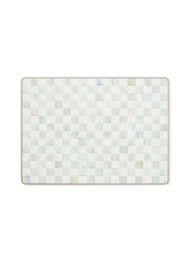 Sterling Check Cork Back Placemat, Set of 2