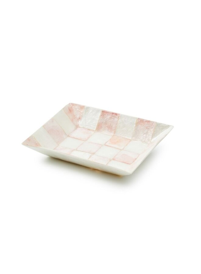Rosy Check Capiz Soap Dish
