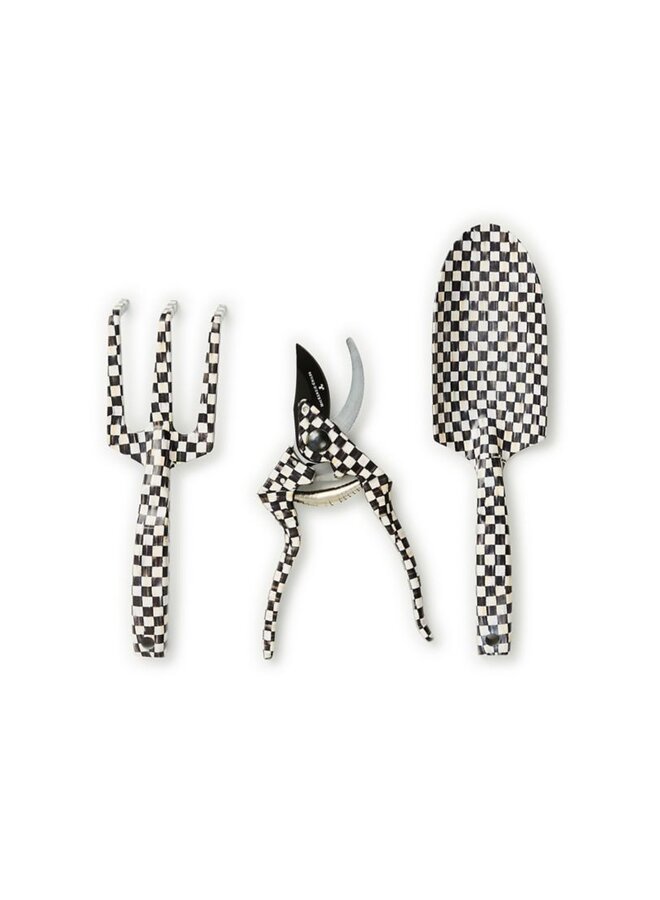Courtly Check Gardening Tools Set of 3