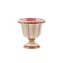 Rosy Stripe Tabletop Urn