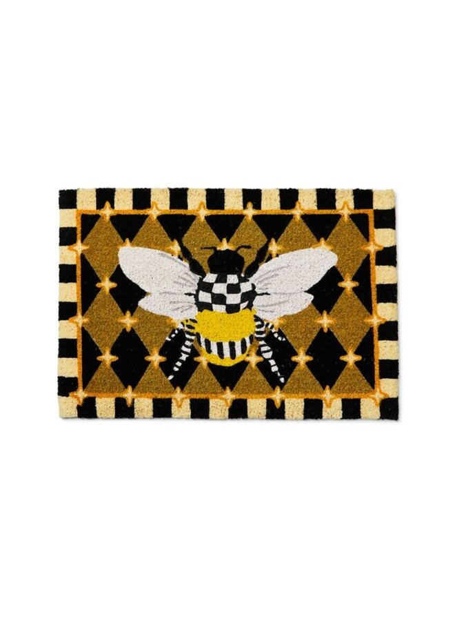 Honeycomb with Bees Entrance Mat