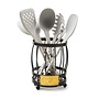 Sterling Check Utensil Caddy Set
