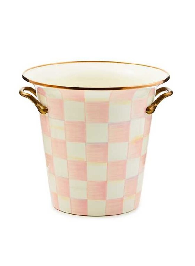 Rosy Check Enamel Wine Cooler