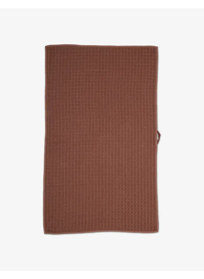 Dusty Rose Waffle Bath Towel