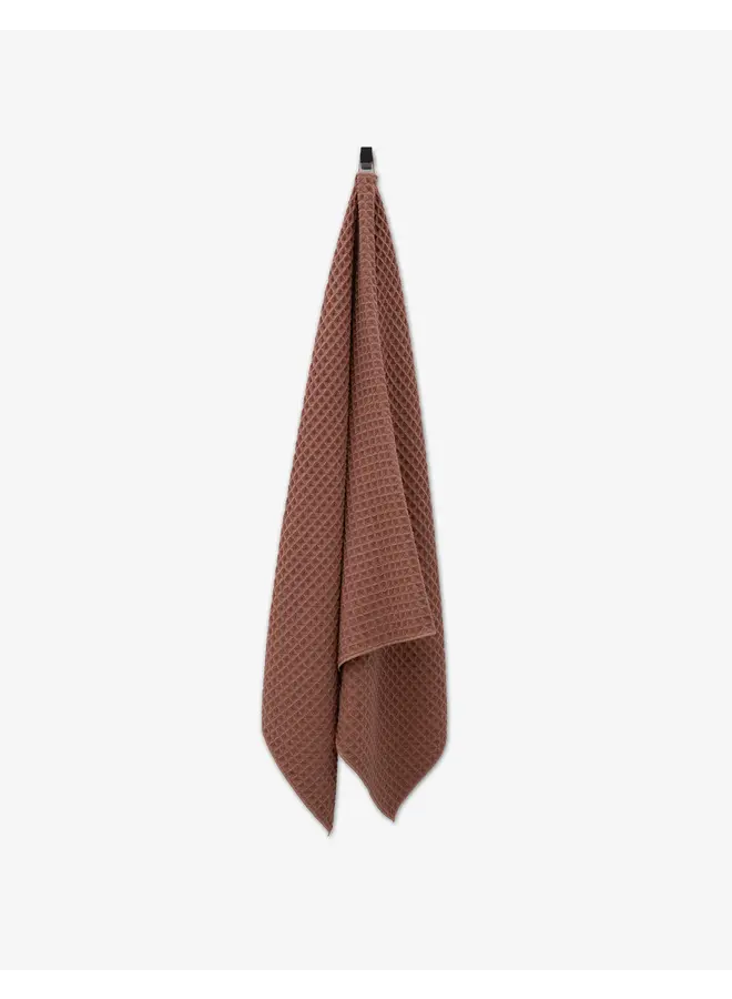 Dusty Rose Waffle Bath Towel