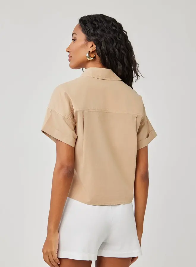 Two Pocket Short Sleeve Shirt - Kona Khaki -