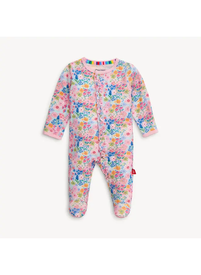 Lily Modal Footie with Ruffle -