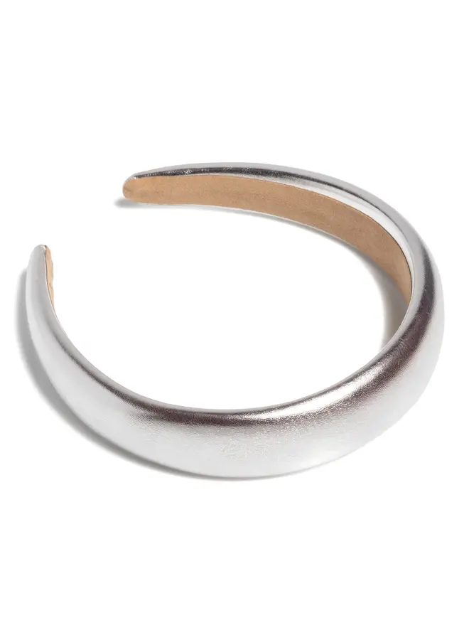 Metallic Headband Silver