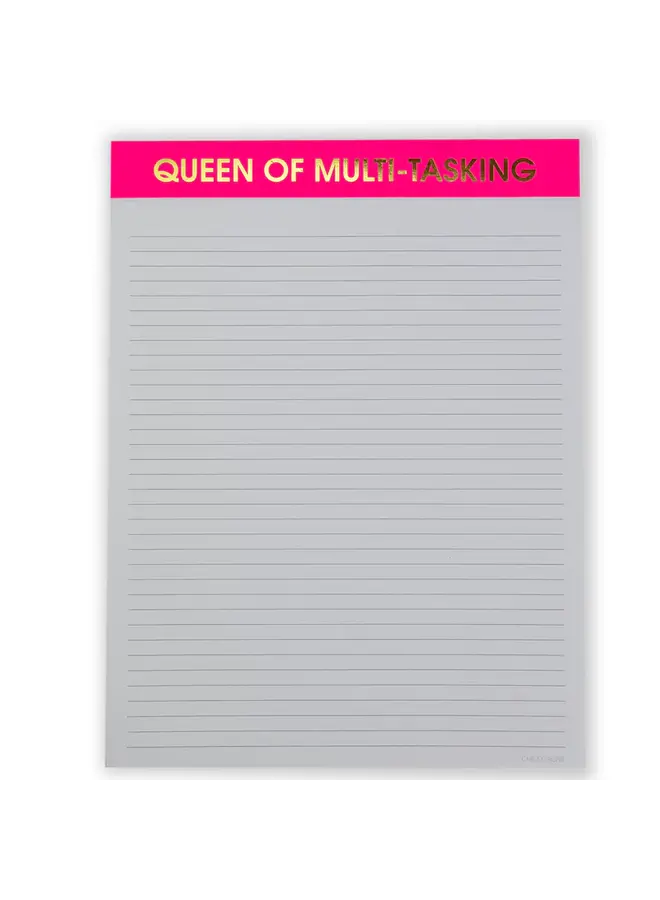 Queen of Multi-Tasking Large Memo Notepad