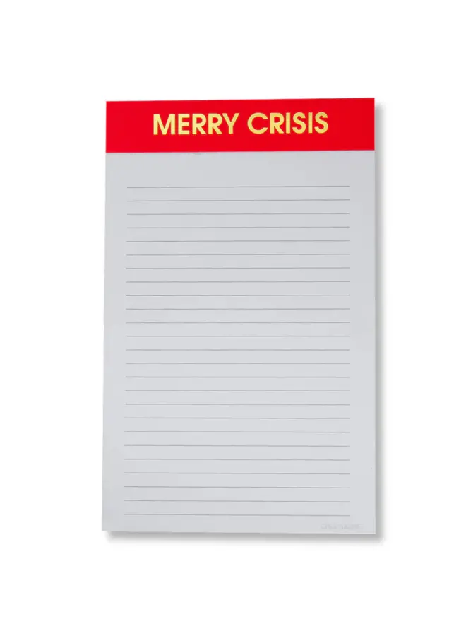 Merry Crisis Notepad