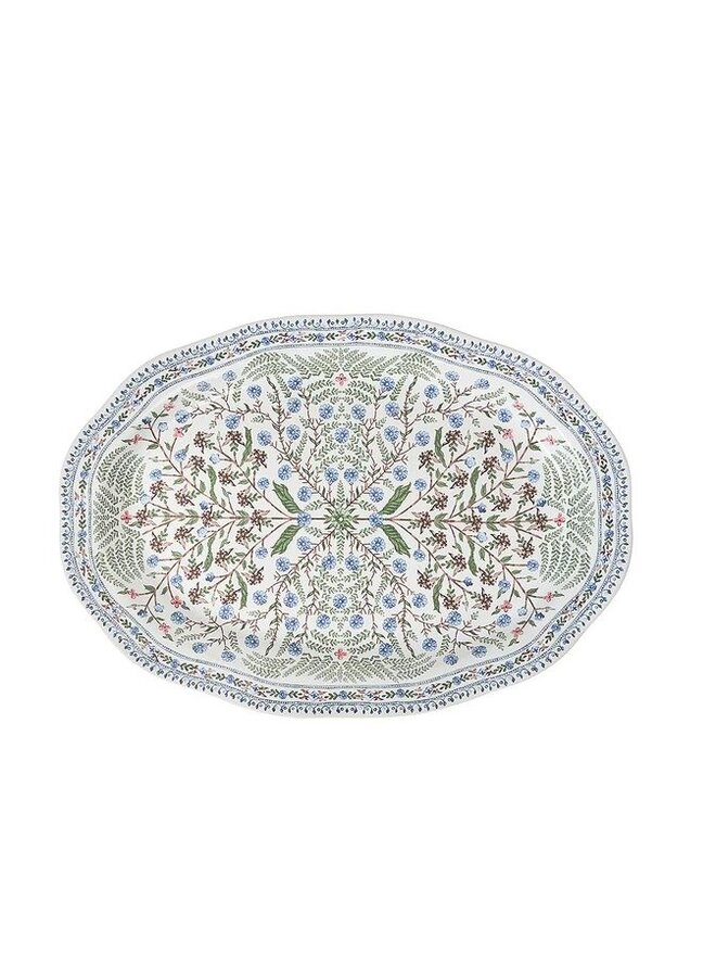 Villa Seville 17" Platter - Chambray