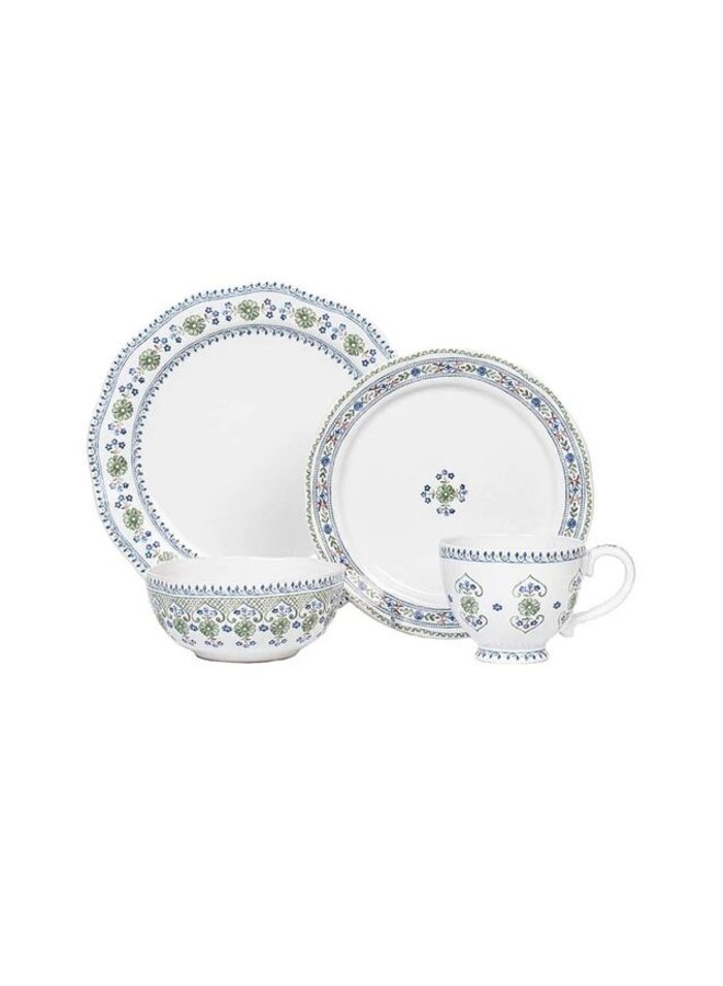 Villa Seville 4pc Place Setting - Chambray