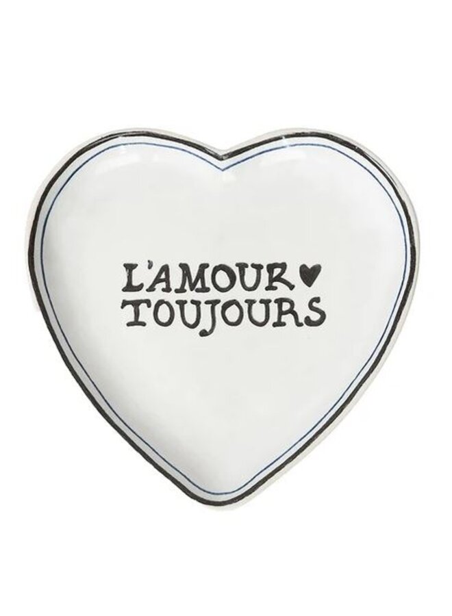 L'Amour Toujours 7" Heart Tray