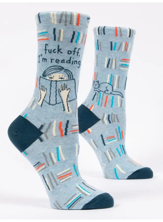 Women's Socks F Off I'm Reading
